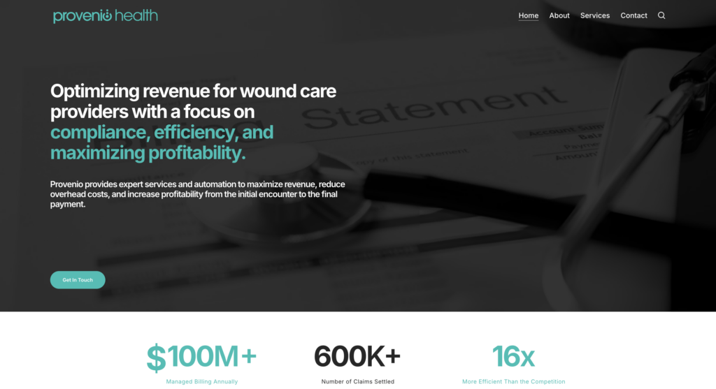 Provenio Health team providing revenue cycle management solutions for healthcare organizations